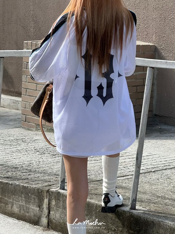 涼感布棒球長版上衣
